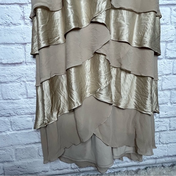 Tadashi Collection Chiffon Layered Formal Maxi Dress - Picture 8 of 14